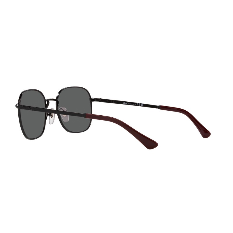 Persol PO1009S Square Sunglasses, Black/Dark Grey, 52 mm