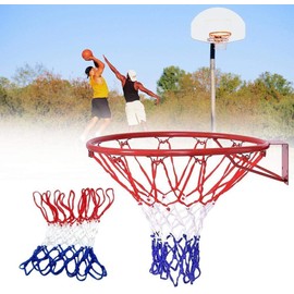 Basketball Net Replacement,Standard Basketball Hoop Net Fits Standard Rim,All Weather Anti Whip,Heavy Duty Nylon Nets Outdoor Or Indoor Sports Accessories Backboard Components