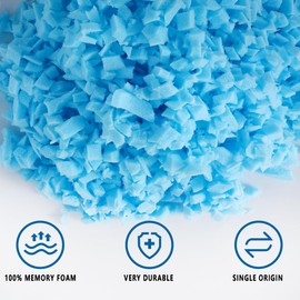 FLXzaszo 20 LBS Bean bag filler,Comfortable and Soft Bean Bag Chair Filler, Memory Foam Stuffing for Cooling Pillow,Beanbag，Dog Bed,couch stuffing fill for cushions…