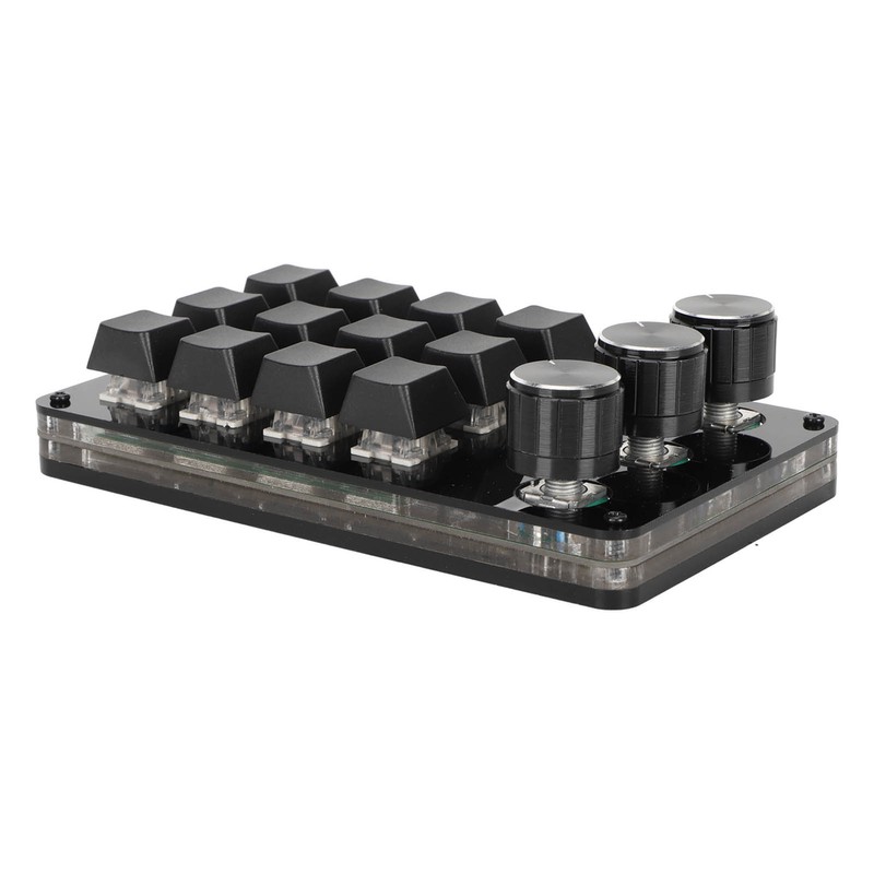 Mini 12 Key Keypad with 3 Knob Custom Programme Hot