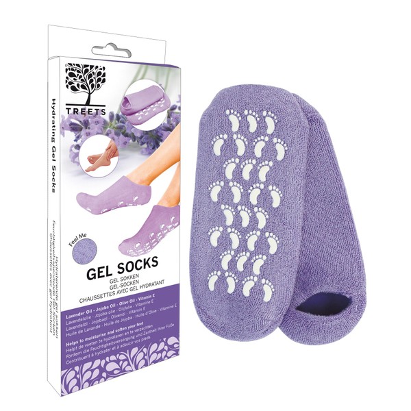 Treets Moisturising Gel Socks - 1 Pack