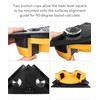 QWORK Right Angle - 90 Degree Horizontal & Vertical Laser
