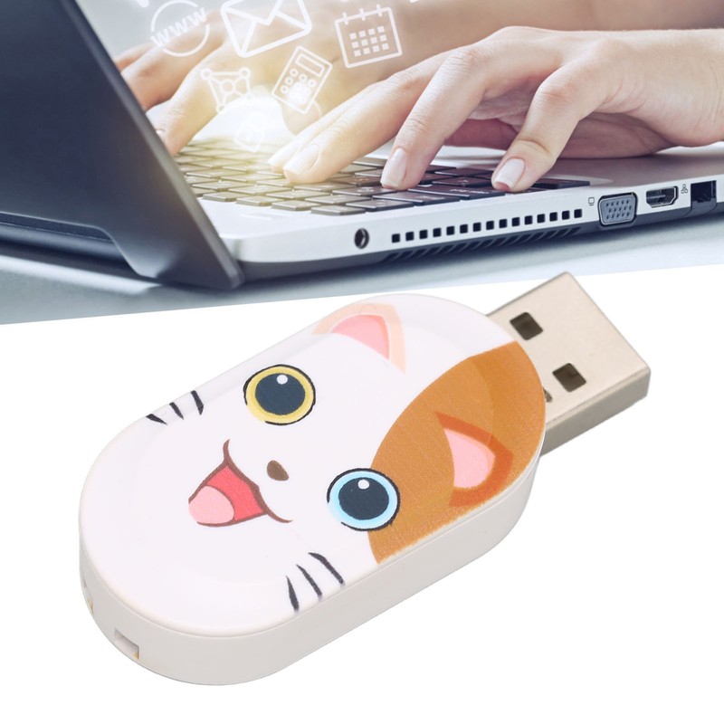 Cartoon U Disk Cute Cat Pattern Anti Electromagnetic Interference USB2.0