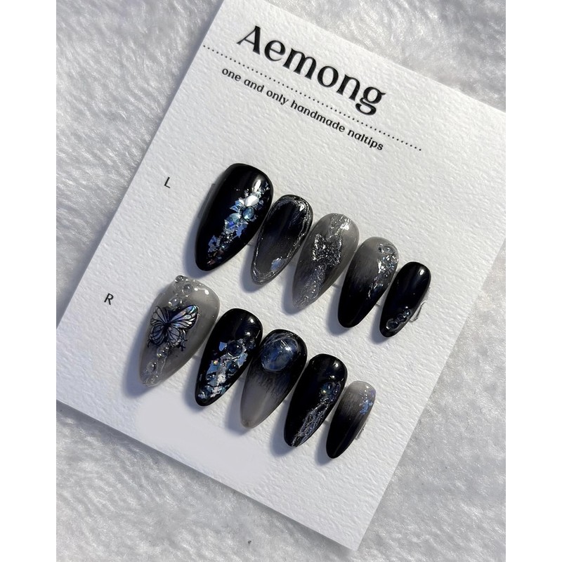 Aemong: Mother-of-pearl lacquerware jewelry box - Long Square / Aemong