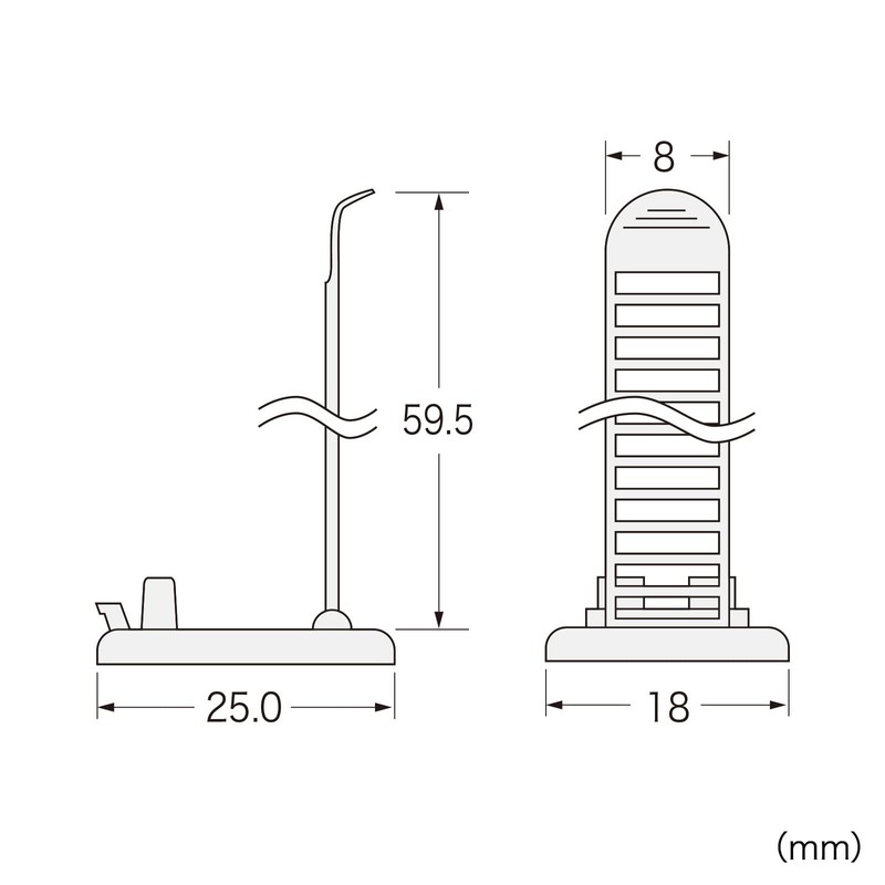 Sanwa Supply CA-CL13N Cable Clamp