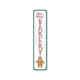 Mrs Claus Bakery Sign - 9 x 36