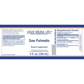Pure Herbs: Saw Palmetto - 4 oz.