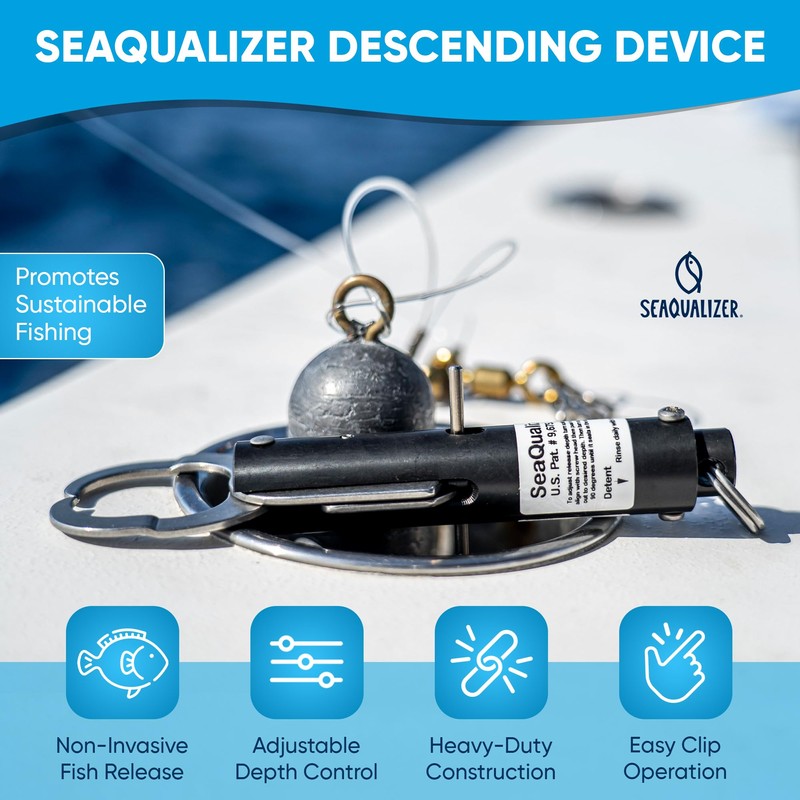 SeaQualizer Fish Descending Device – 3 Setting Release Device for