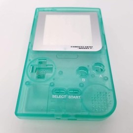 Sonuen Housing Cover Full Case Shell for Gameboy Pocket Shell Hard Case with Screen Lens and Buttons for GBP Console (Luminous Green)
