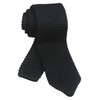 Men's Pointed Knit Tie Necktie Woven Silk Skinny Tie Slim