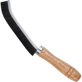 Crevice Cleaning Brush, Hard Bristle Grout Brush Gap Cleaner Tool for Tight Groove Spaces, Kitchen, Bathroom, Sliding Shower Door, Faucets Corners, Tiles, Sink and Windows Track - Colour: Black