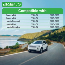 Dacall Engine & Cabin Air Filter Set for Honda Passport 3.5L(2019-2025), for Pilot 3.5L(2016-2022), for Ridgeline 3.5L(2017-2025); for Acura MDX 3.0L/3.5L(2016-2020). Replace CA12061, 80292-SDA-A01