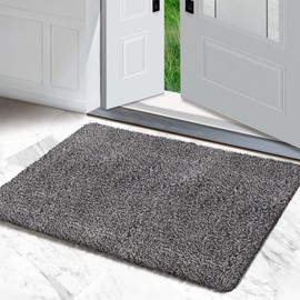 RugMast Premium Microfiber Indoor Door Mat – 24”x36” Washable, Non-Slip Waterproof Backing, Super Absorbent, Multiple Sizes and Colors, Low Profile Entryway Doormat for Door Mat Indoor Entrance