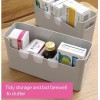 TIKA 8 Refrigerator Storage Organizer Set - Partition Board Shelf