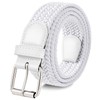 JASGOOD Braided Stretch Belt for Men Golf Casual Fabric Elastic