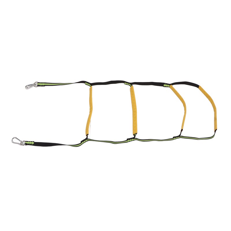 Boat Rope Ladder 4 Steps Foldable Portable Rope Boarding Ladder