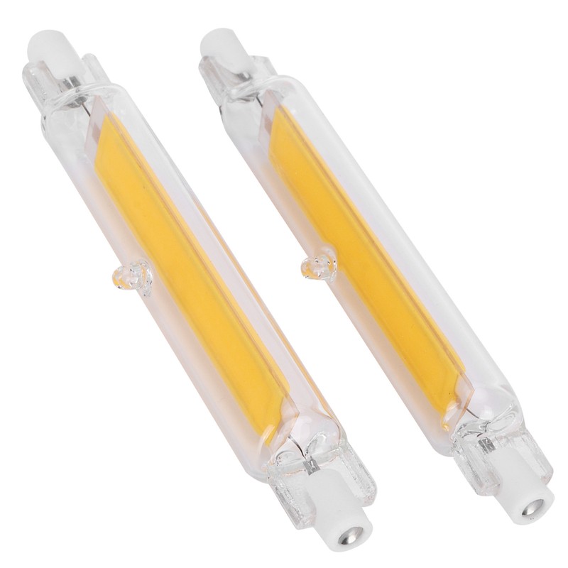 2Pcs R7S Light Bulb COB 15W Double Ended Light Source