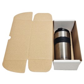 W.E. Roberts Postal Boxes 20x10x10cm (8"x4"x4") White Cardboard boxes for posting small business packaging, shipping box, small parcel boxes, Mailing gift packet Small Parcel (5)