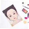 Baluue 3pcs Face Painting Practice Board Set Reusable and Washable