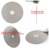 JINGLING 8" Inch 200mm Diamond Grinding Discs 1200 Grit Flat