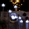 AGPtEK Timer Tea Lights,24 Pack Flameless Timer LED Candles Battery-Operated