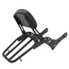 Motaux Passenger Sissy Bar with Luggage Rack Backrest for Kawasaki