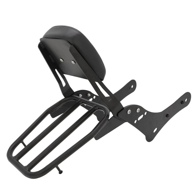 Motaux Passenger Sissy Bar with Luggage Rack Backrest for Kawasaki