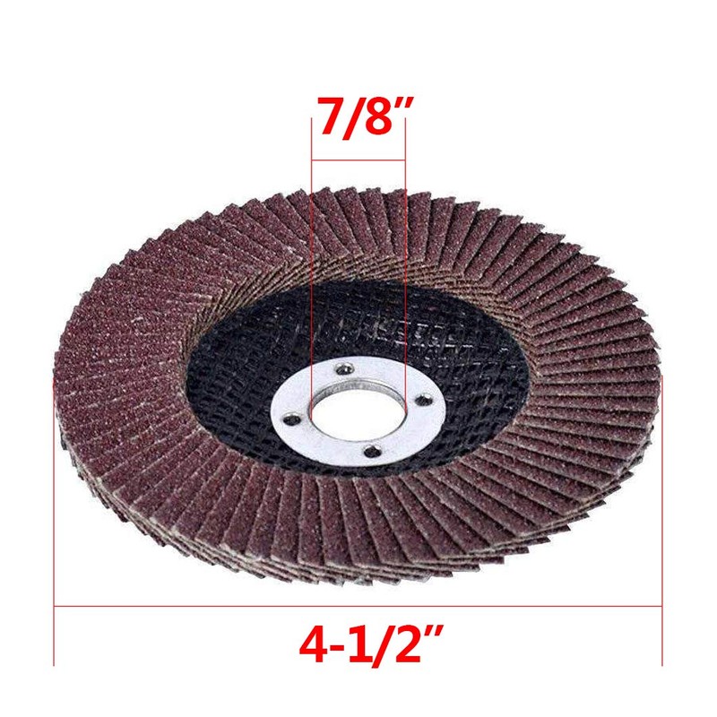 Flap Discs 40 PCS 4.5 Inch - 40 60 80