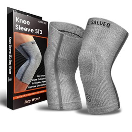 Vital Salveo-Compression Recovery Knee Support Sleeve/Brace ST3 Stay Warm, Pain Relief, Protects Joint for Sports and Daily Wear(1Pair)-Small