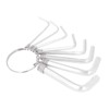 8 Piece Hex Key Set, L-shaped Metric Wrench, Portable Hex