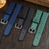 StrapSeeker Premium Rubber Waffle Watch Strap- Waterproof Replacement Watch Band-