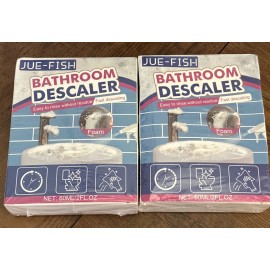 Jue-Fish 2 Pack Jue Fish Bathroom Descaler Stubborn Stains Cleaner Spray NEW 2 Oz New!