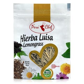 Peruchef Minced Lemongrass Plant for Infusion 40gr | Peruchef infusion de hojas de Hierba Luisa