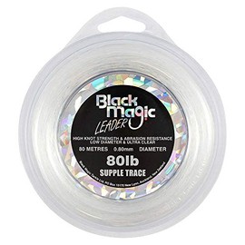 Black Magic Supple Trace Leader 80lb 80m