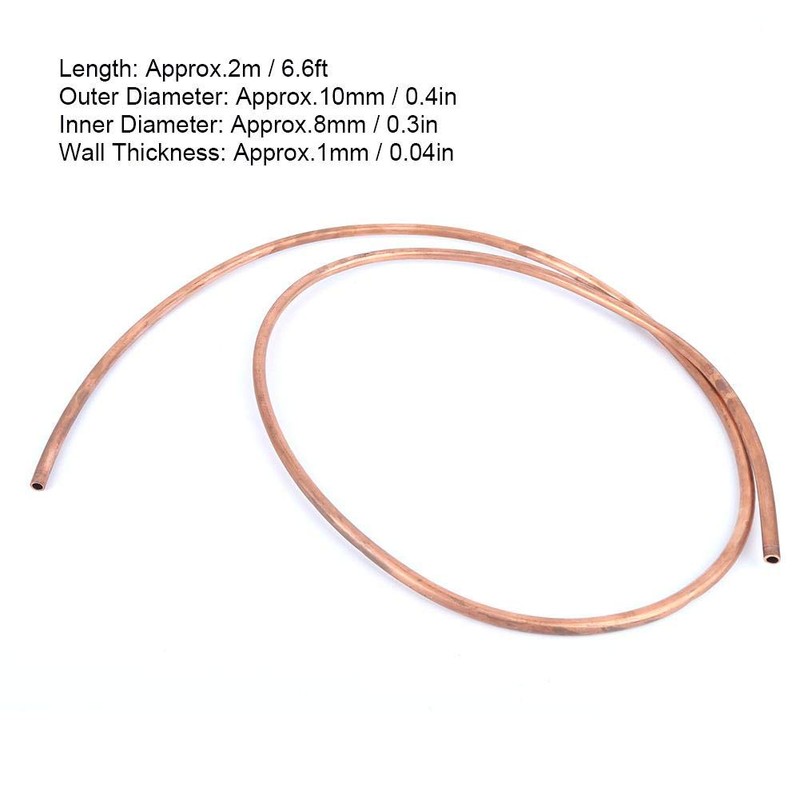 2M Soft Copper Pipe Copper Pipe Soft Coil Tube Outer