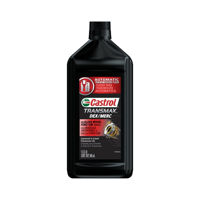 Castrol Transmax DEX/MERC Automatic Transmission Fluid, 1 Quart, Pack of
