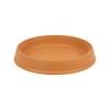 Plastic saucer very resistant in terracotta colour Massive series, 39
