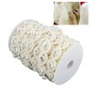 Bead Chain String Half Side Flatback DIY Imitation Pearl String