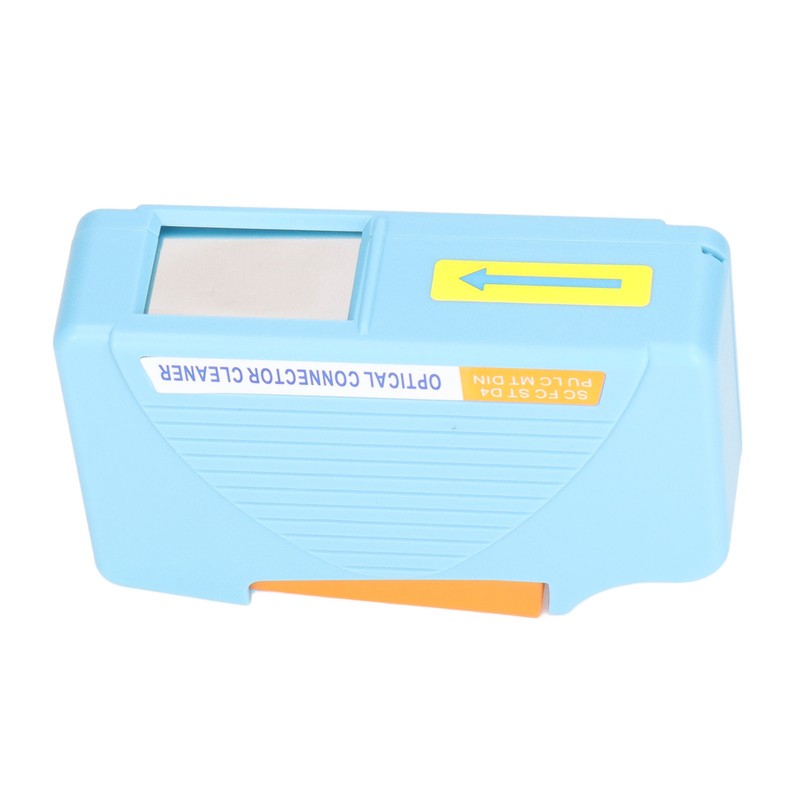 Cassette Optical Connector Cleaner Fiber Optic End Cleaning Box for