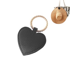 TRADERPLUS Hat Clip for Travel Magnetic Hat Holder for Travel Handbag, Totes,Backpack, Luggage (PU, Black)