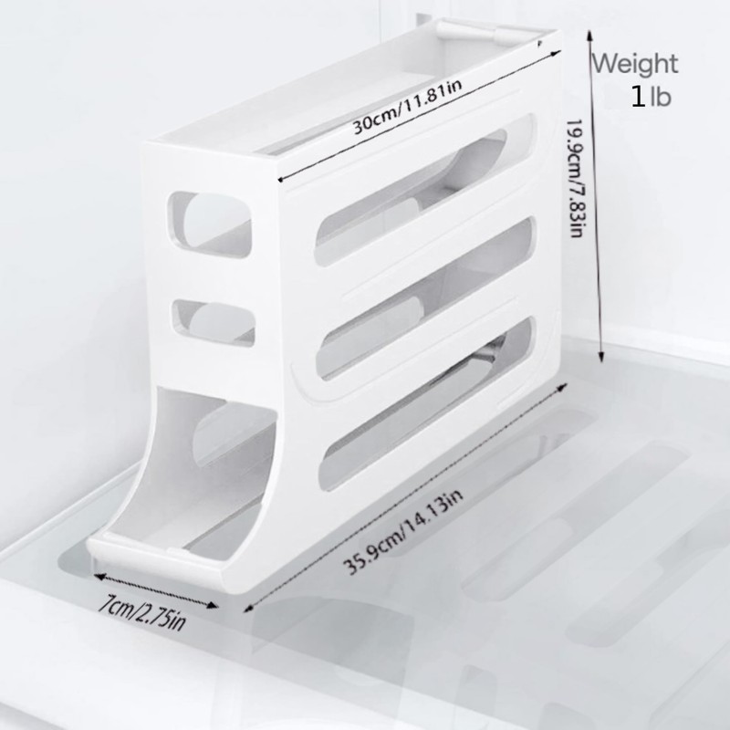 12 Egg Holder for Fridge | Egg Holder Set, Includes