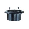 RV Designer H815 Provent Dampened Vent - Black,4 Inch
