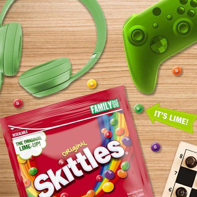 SKITTLES Original Chewy Candy Bulk Pack, Family Size Candy Bags,
