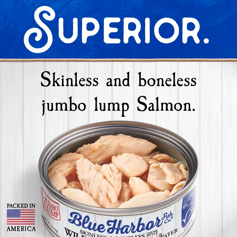 Blue Harbor Fish Co. Wild Pink Salmon in Water No