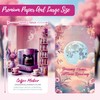 PERBDEAL Dreamy Home Fortune Reading Oracle Card, Premium Pink Foil