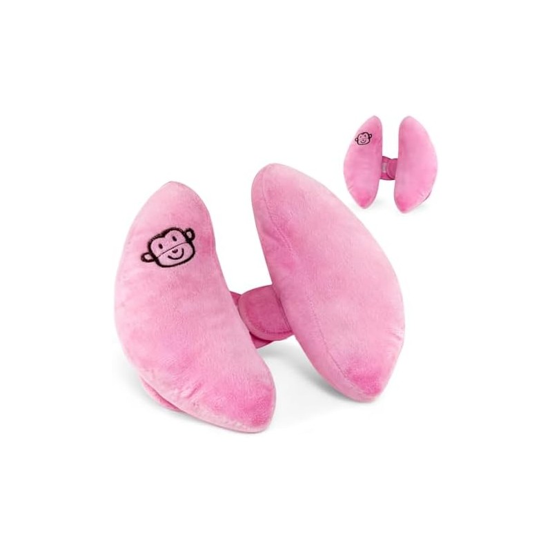 Reposacabezas de Viaje Ajustable para Bebés, Paquete de 2, Rosa