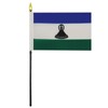 AZ FLAG Lesotho Table Flag 4'' x 6'' - Mosotho