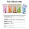 Chewing ventilation stick containing essential oils, used for natural focus