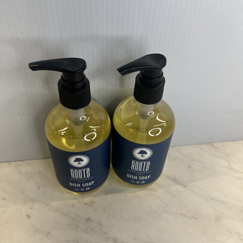 Emporium TWO Roots Aromatherapy Lemon Dish Soap 10 Oz 300mL