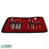 DawnProMed 8 Pcs Basic Dental Surgery Extracting Forceps Elevator Set